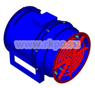 Вентилятор местного проветривания ВОЭ-5 У2  фото 1